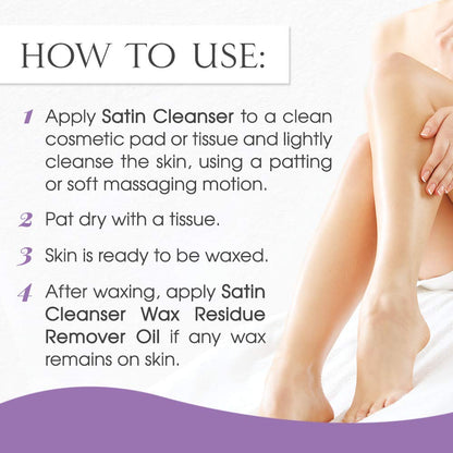 Satin Cleanser Skin Preparation Cleanser 4 Oz X 2 Packs