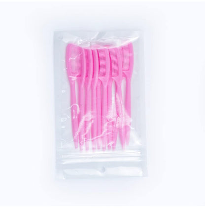 30Pcs Plastic Mini Eyebrow Eyelash Combs Professional Beauty Eyelash Aid Comb Eye Lashes Separator Cosmetic Tool for Eyelash Extension