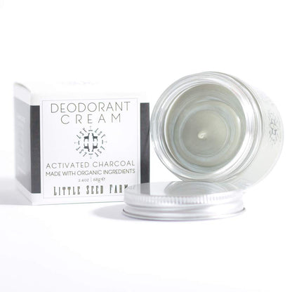 All Natural Deodorant Cream - Activated Charcoal - Aluminum Free Deodorant for Women or Men, Net Wt. 2.4Oz | 68G